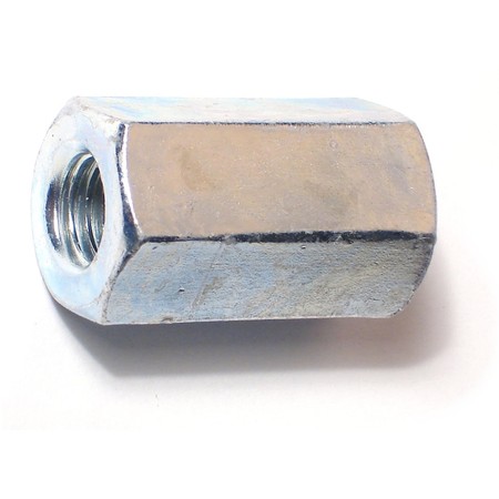MIDWEST FASTENER Coupling Nut, M10-1.50, Steel, Zinc Plated, 30 mm Lg, 10 PK 78525